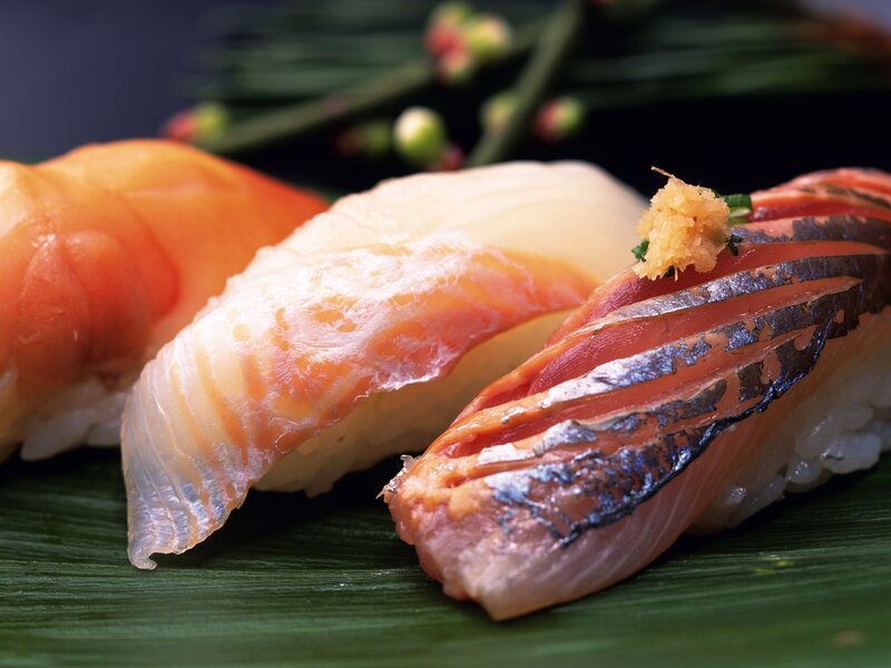 Three Pieces of Sushi
