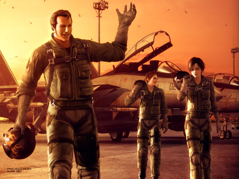 Three Pilots on Airfield