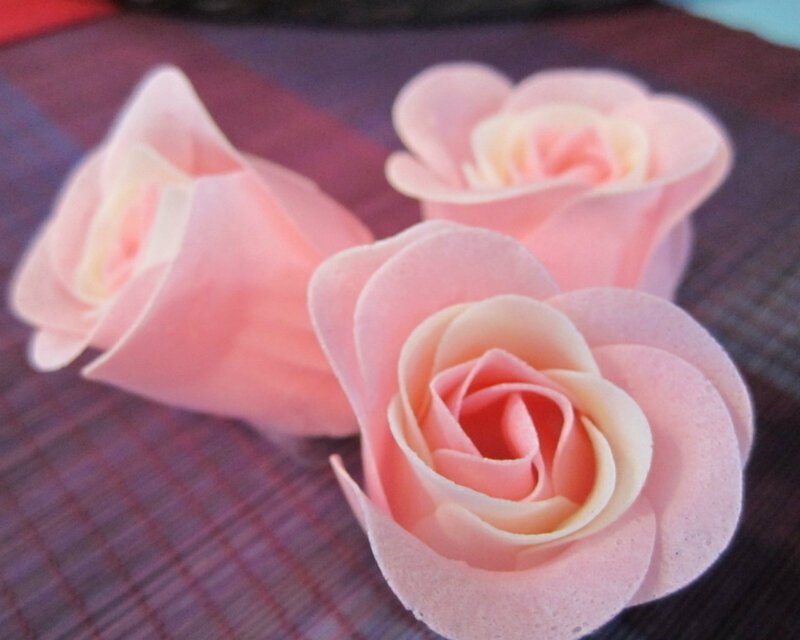 Three Pink Roses — Calm, Photograph, Flowers, Mat