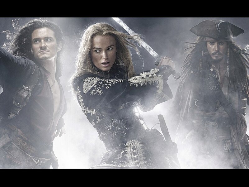 Three Pirates in Action