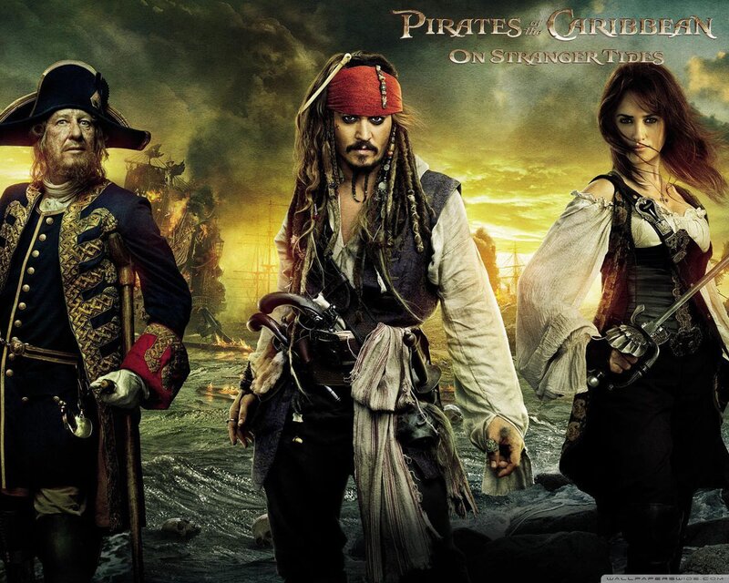 Three Pirates on a Beach