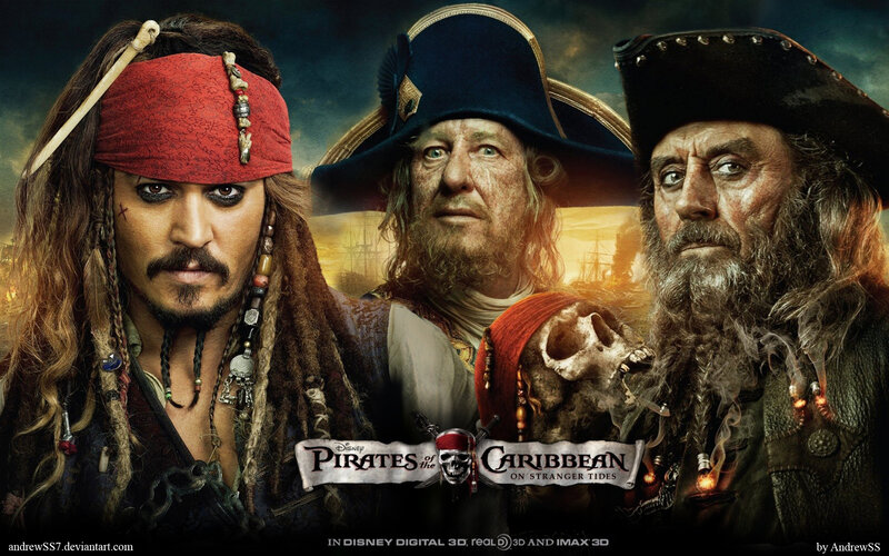Three Pirates on a Ship — Blue