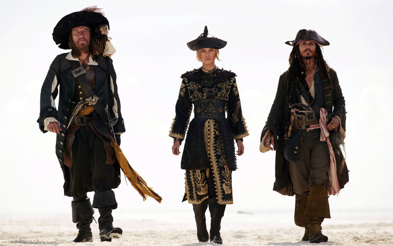 Three Pirates Walking