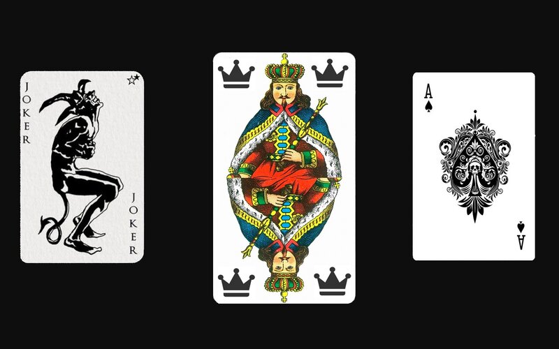 Three Playing Cards