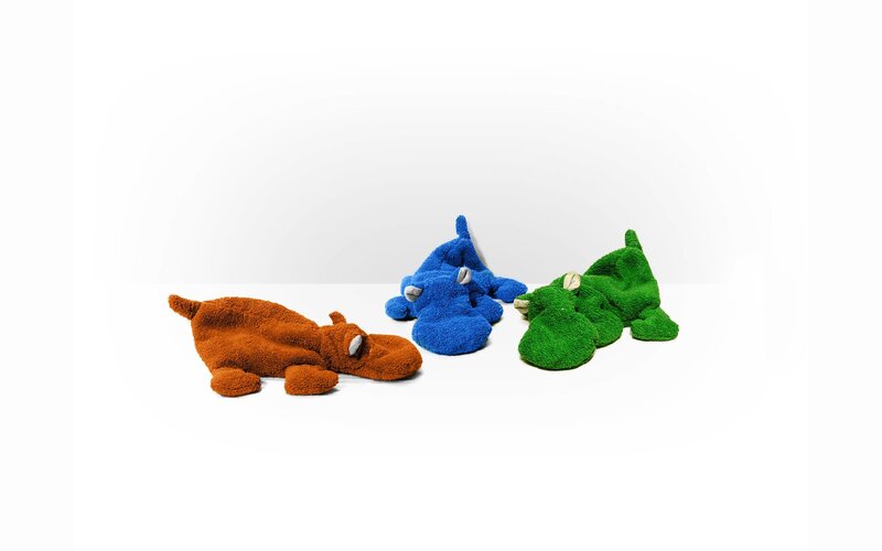 Three Plush Hippos