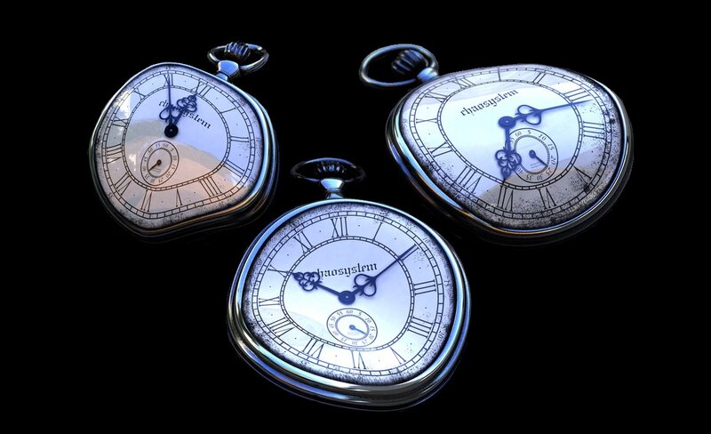 Three Pocket Watches — Black