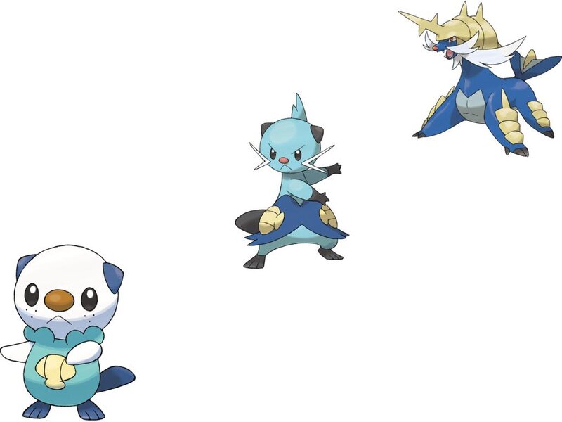 Three Pokémon Characters — White