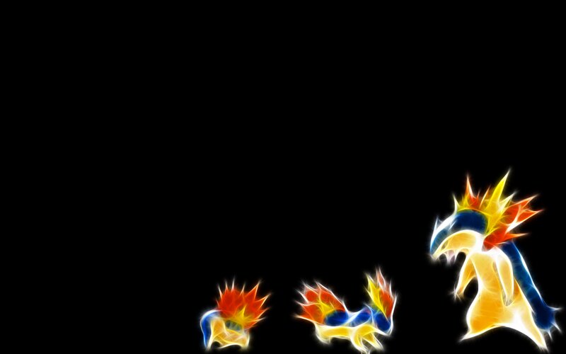 Three Pokémon Characters — Yellow, Dramatic, Digital Art
