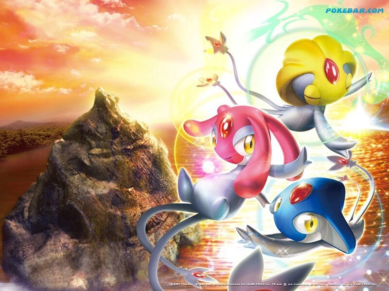 Three Pokémon Characters — Yellow, Dramatic