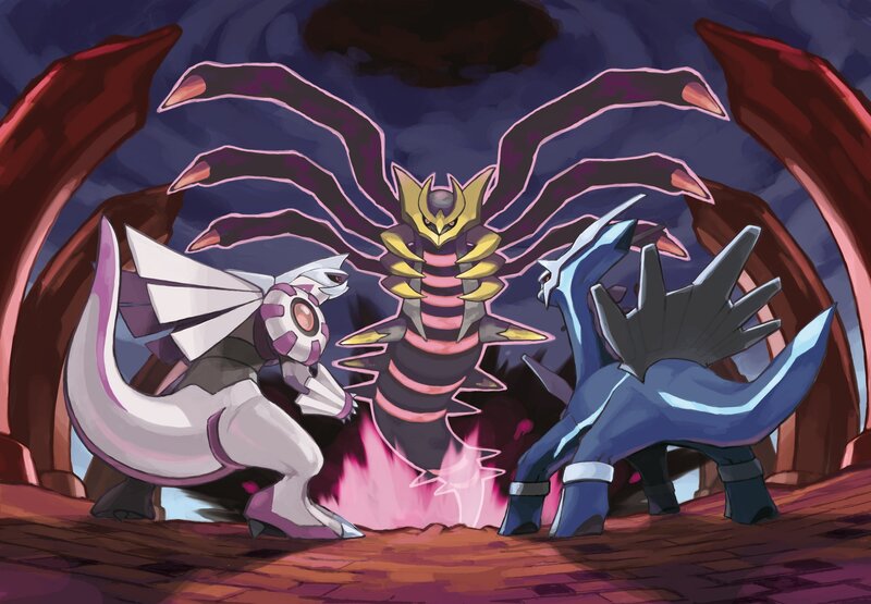 Three Pokémon in Cave