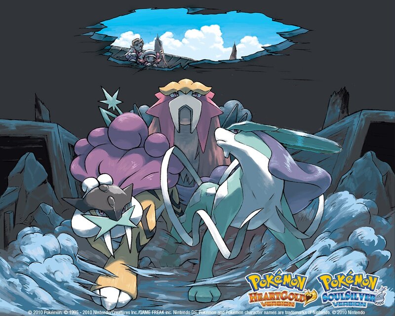 Three Pokémon in Rubble