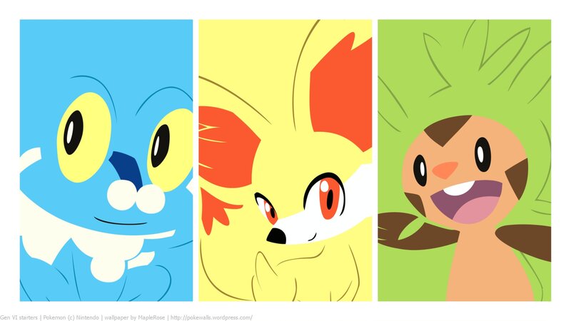 Three Pokémon Starters