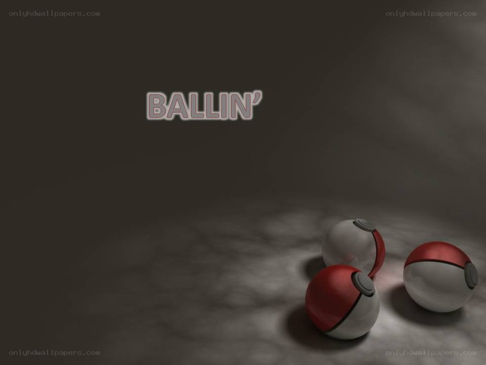 three pokeballs on dark surface