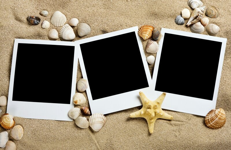 Three Polaroid Photos