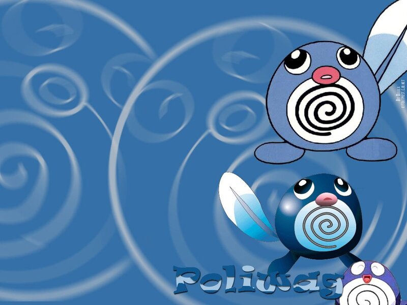 Three Poliwag Characters