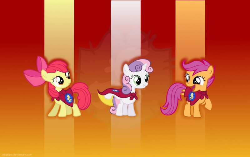 Three Ponies in Capes