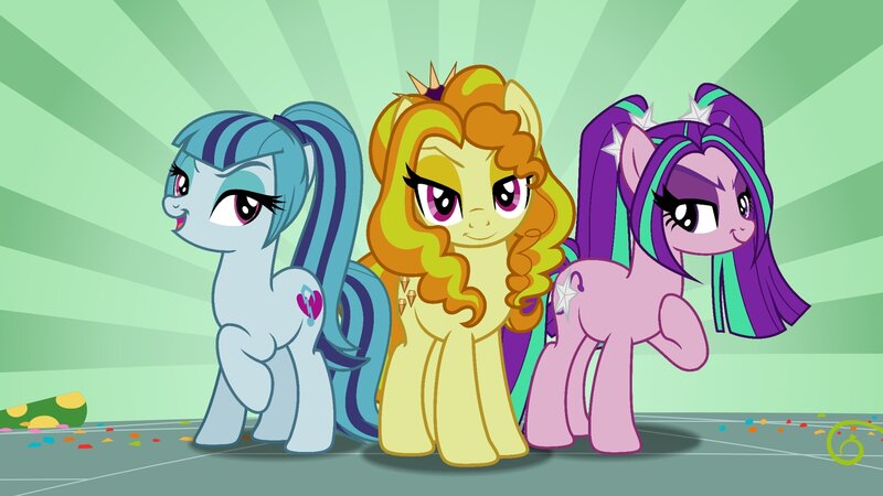 Three Ponies Standing