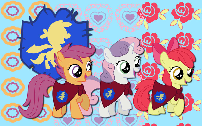 Three Ponies with Cloaks