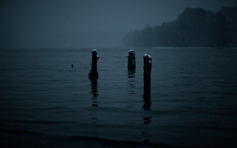 Three Posts in Water