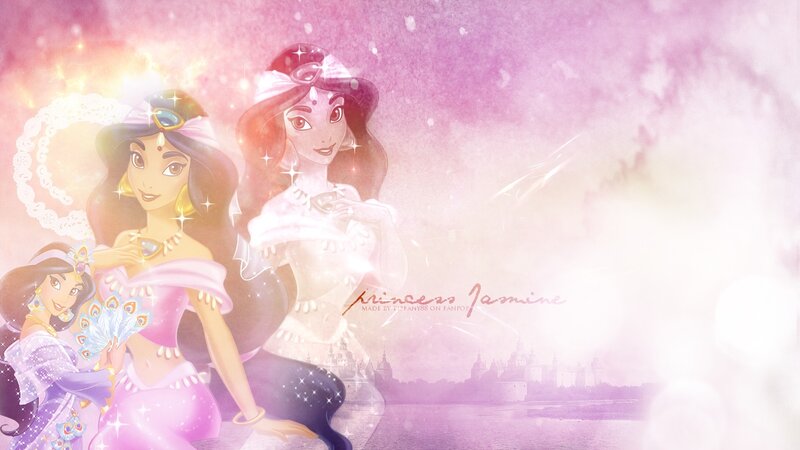Three Princess Jasmine Figures