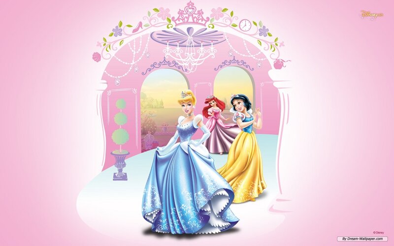 Three Princesses in Ballgowns