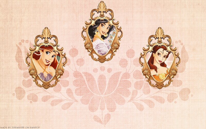 Three Princesses in Frames