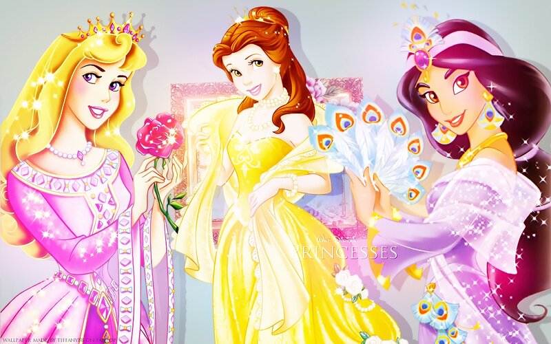 Three Princesses Standing