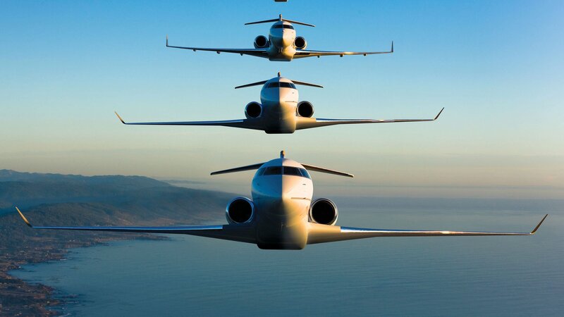 Three Private Jets
