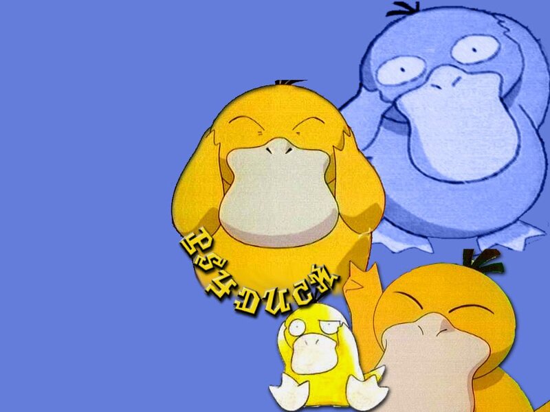Three Psyduck Characters
