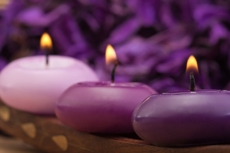 Three Purple Candles — Calm