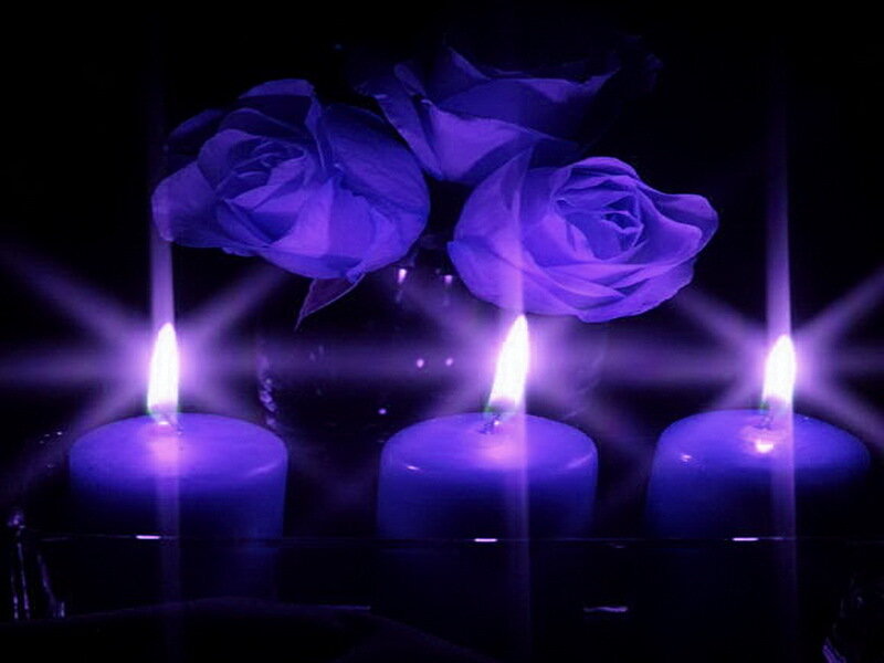 Three Purple Candles
