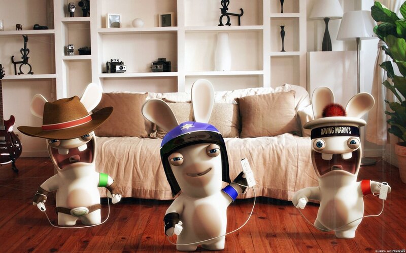 Three Rabbit Characters