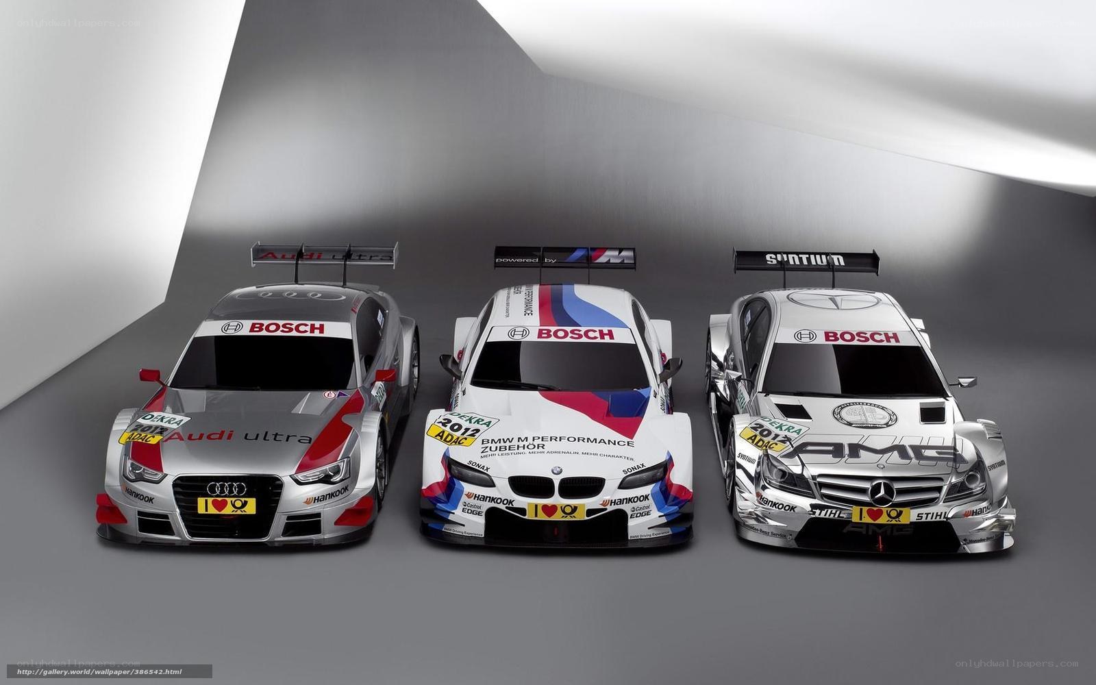 three race cars in a row