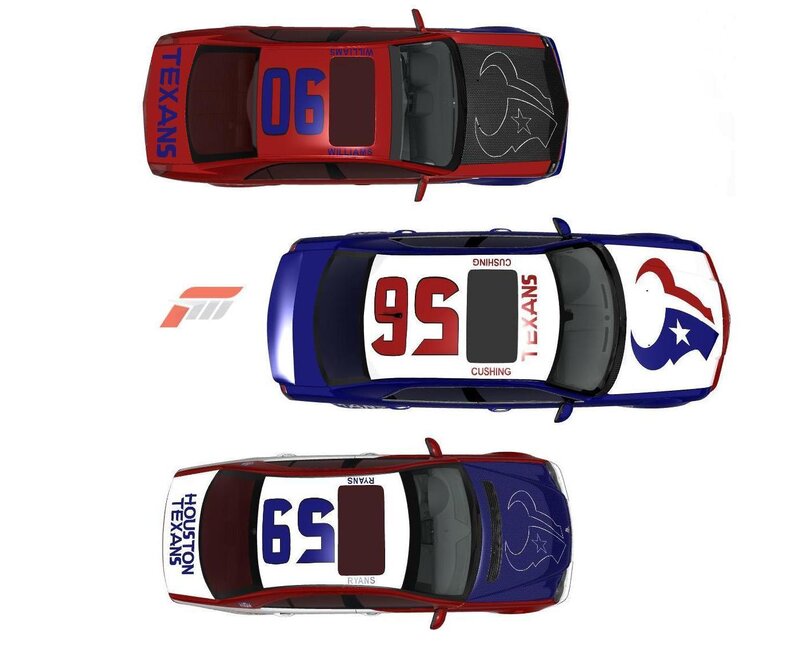 Three Race Cars
