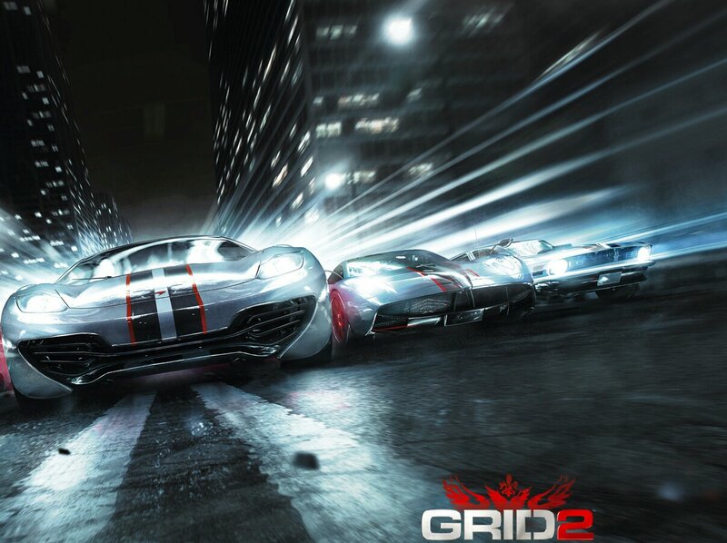 Three Racing Cars