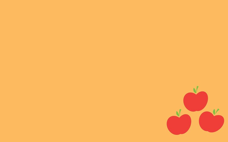 Three Red Apples — Orange