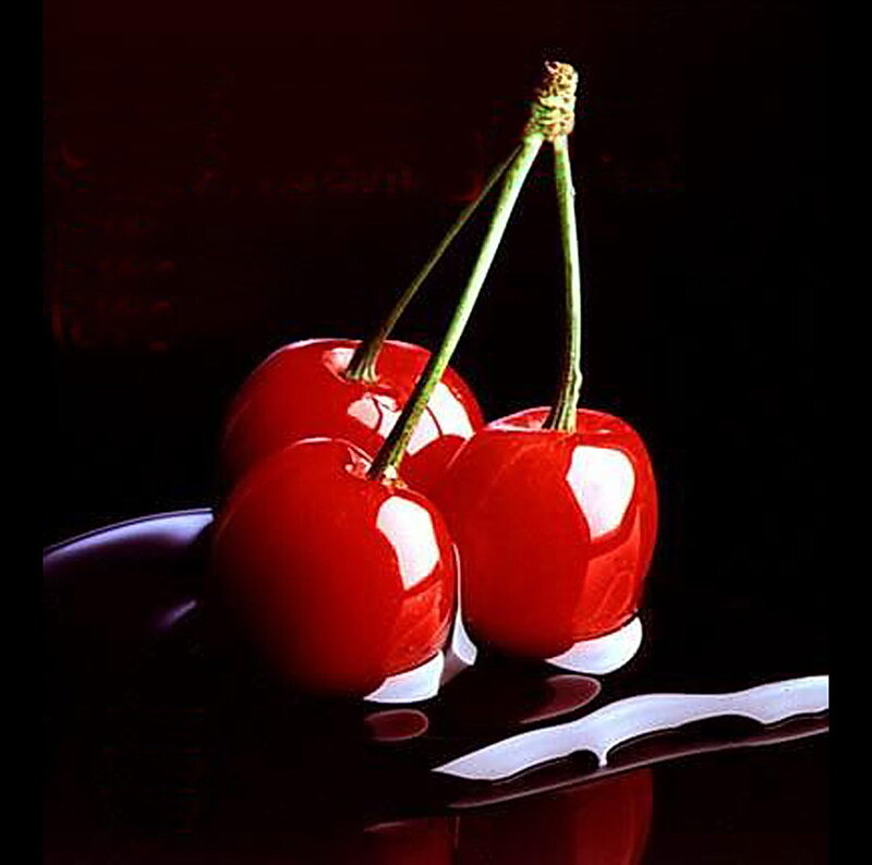 Three Red Cherries — Dramatic