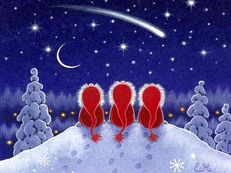 Three Red Creatures