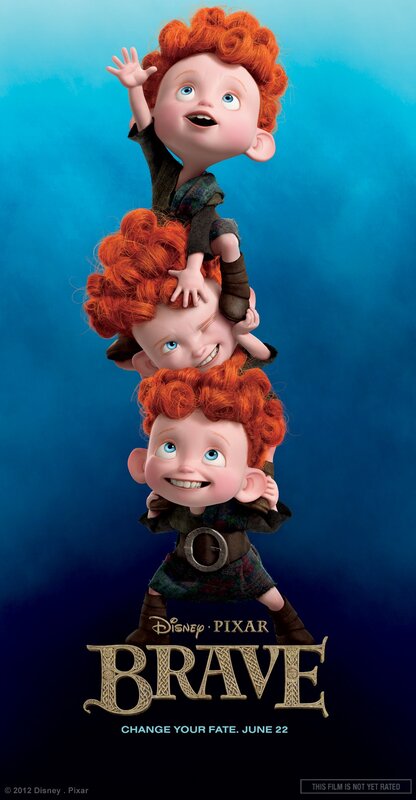 Three Red-haired Boys Stacked