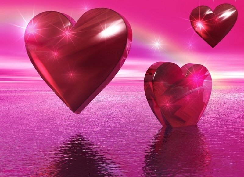 Three Red Hearts