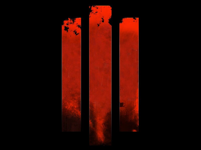 Three Red Vertical Bars