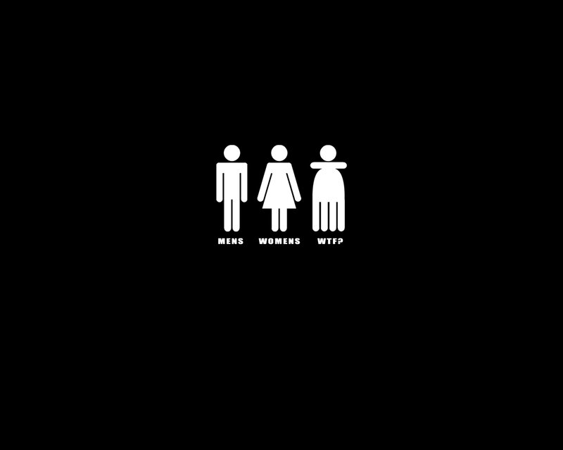 Three Restroom Symbols