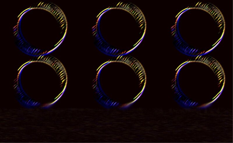 Three Rings in Motion