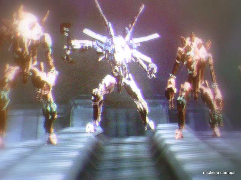 Three Robotic Figures