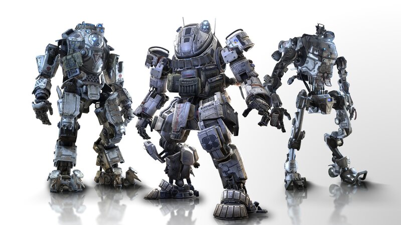 Three Robotic Mechs