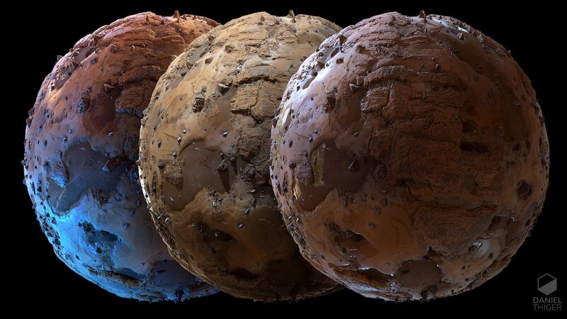Three Rocky Spheres