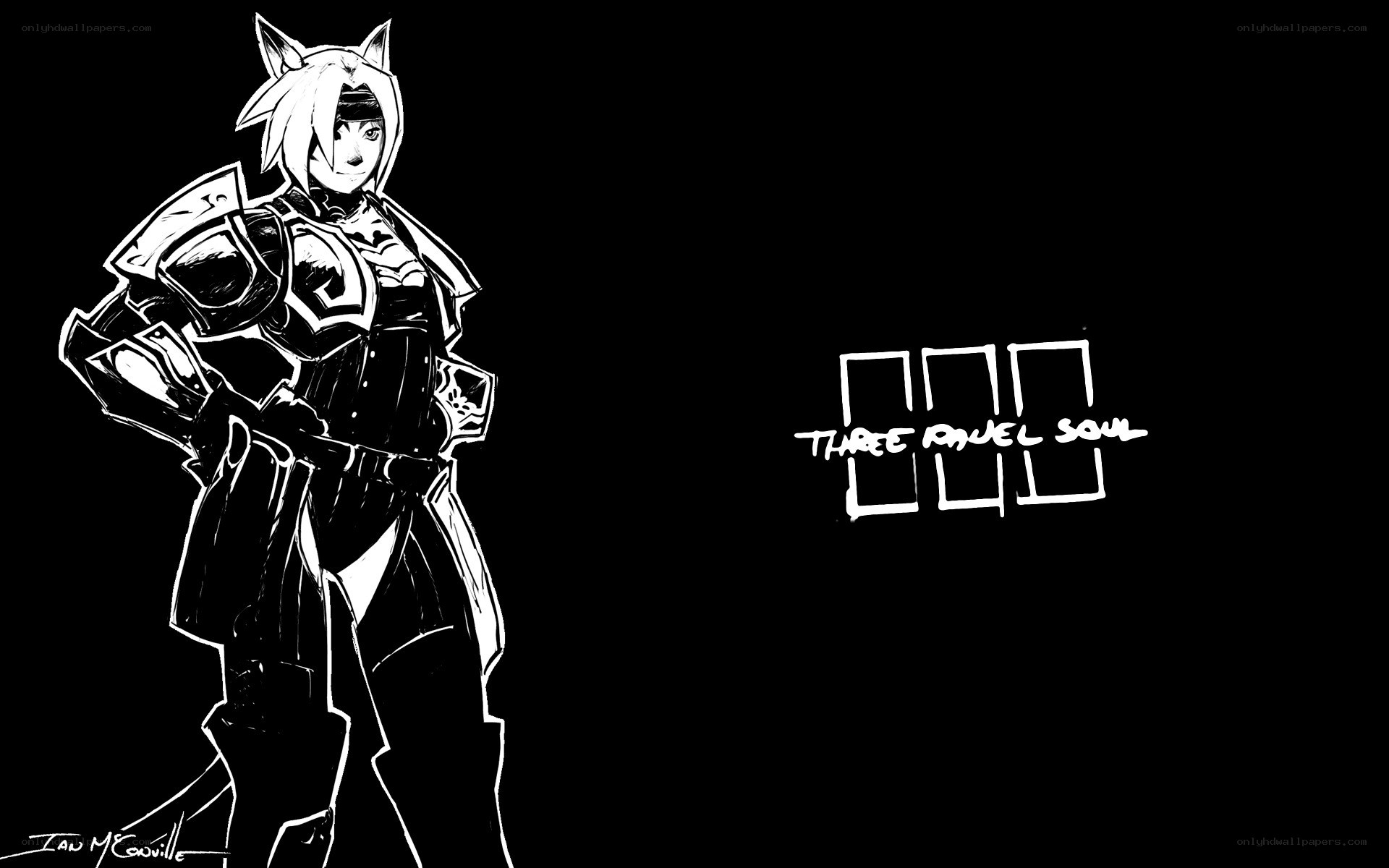 Three Ruel Soul character art