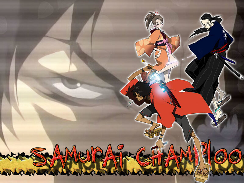 Three Samurai Warriors — Red