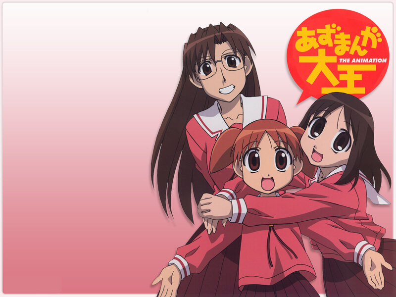 Three Schoolgirls Hugging — Pink