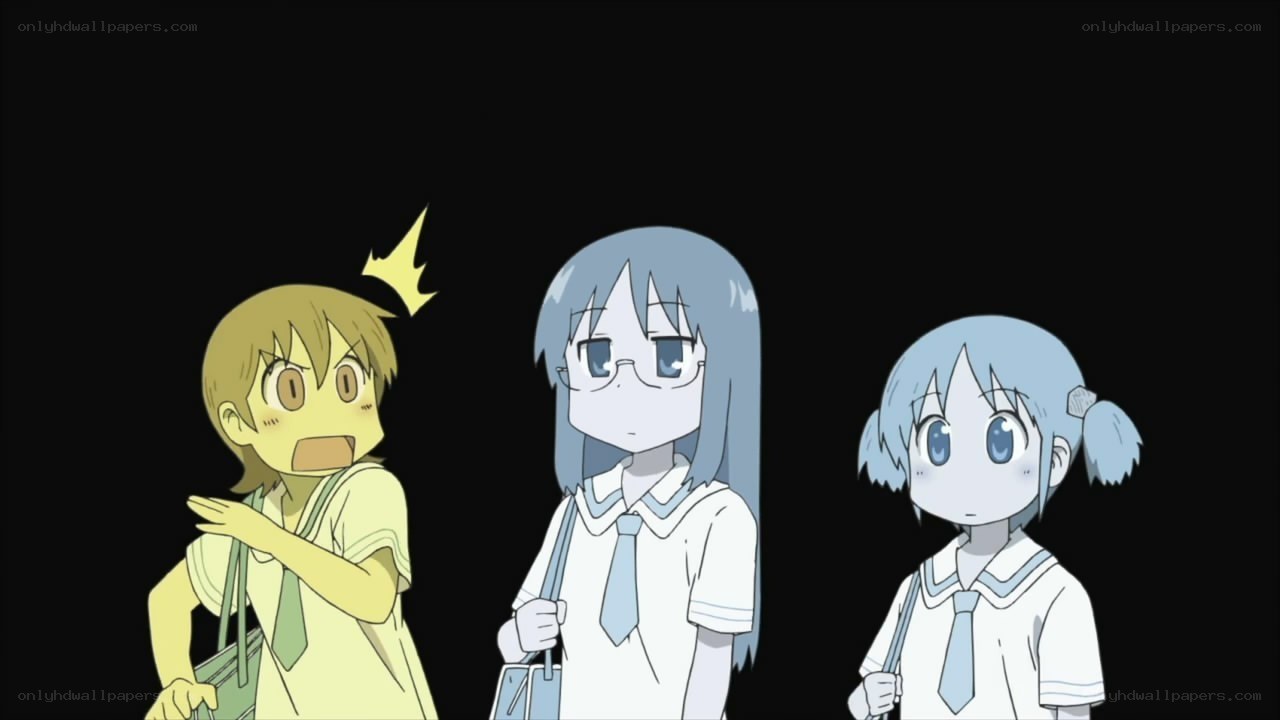 Three schoolgirls in uniform